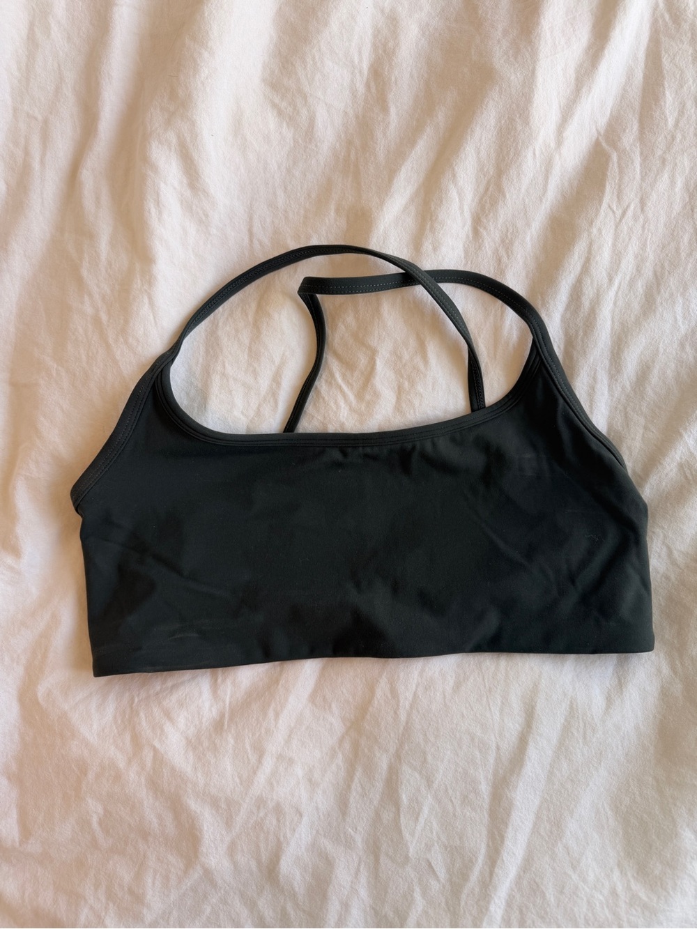 Dark green first health  Strappy Women's Bralette